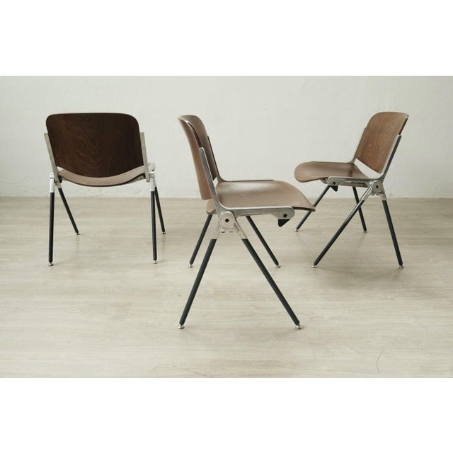 Industrial Agorà Chair by Paolo Favaretto, 1960s-1970s, Set of 6 For Sale - Image 4 of 9