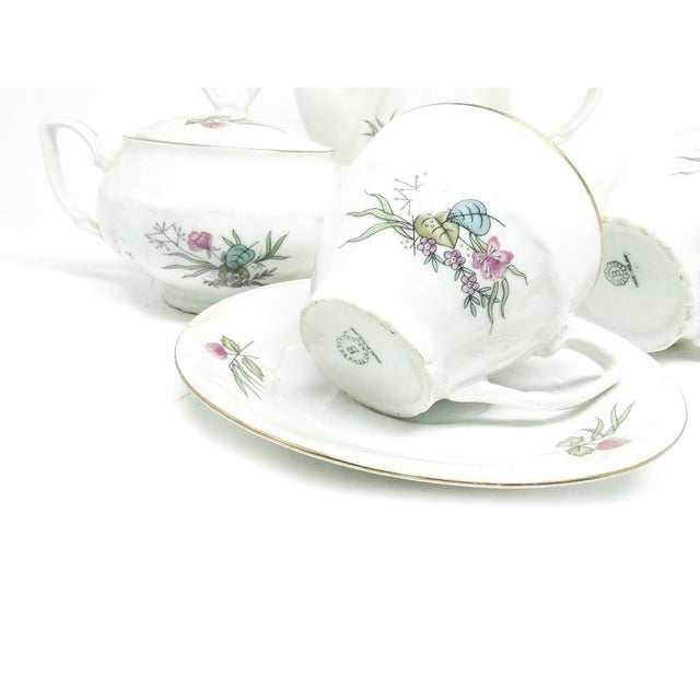 The coffee service was made in Bogucice. It has the common name Iza. Made in the 60s. Preserved in very good condition....