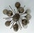 Italian 21st Century Mezzo Bronze Smoky Bubbles Murano Flush Mount by Fabio LTD For Sale - Image 3 of 10