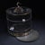 Traditional Late 19th Century Dark Wood Birdcage With Mother-of-Pearl Inlay and Porcelain Cups For Sale - Image 3 of 10