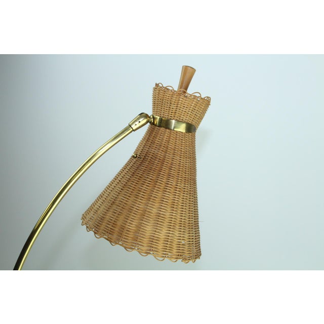 Metal Kiwi Floor Lamp by J. T. Kalmar for Kalmar, 1940s For Sale - Image 7 of 18