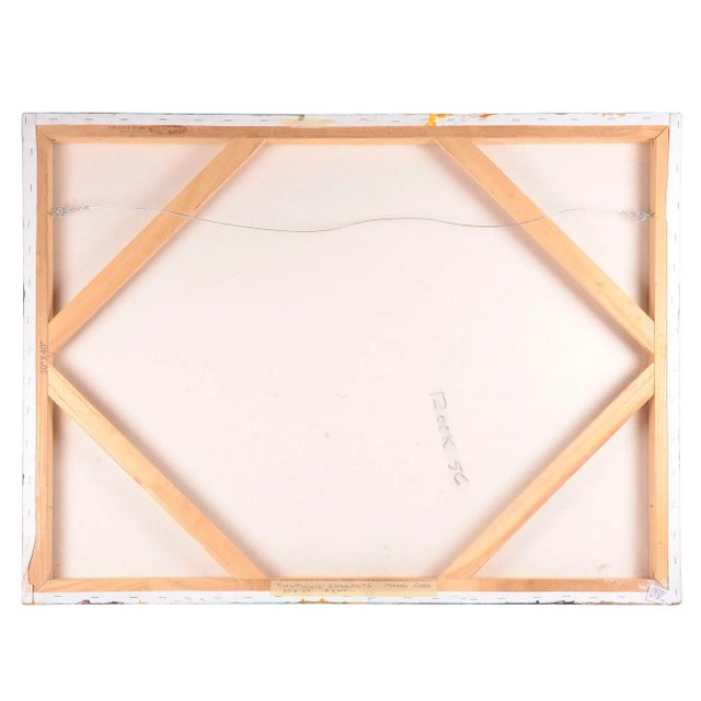 Howard Carr "Rhythmic Currents" Oil Painting on Canvas Gallery Wrap For Sale - Image 4 of 5