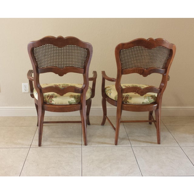 Century French Country Cane Back Dining Chairs Set of 4 Chairish