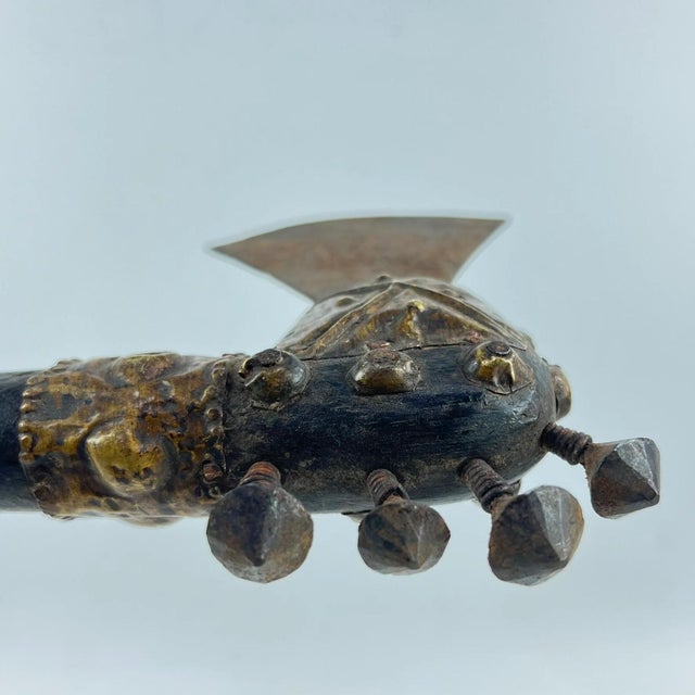 African Early 20th Century Bamun Knife Axe Cameroon For Sale - Image 3 of 7