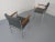 Brown Vintage Square Tubular Tulipwood and Steel Armchairs, Germany, 1960s, Set of 2 For Sale - Image 8 of 15