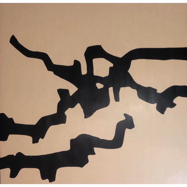 Eduardo Chillida, Marble and Lead, 1982, Offset Lithograph on Kraft Paper For Sale - Image 4 of 13