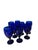 Vintage Cobalt Wine Goblets - A Set of 8 For Sale - Image 10 of 10