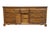 Late 20th Century Bassett Furniture Solid Walnut Early American 72" Triple Door Dresser 260-2060-247 For Sale - Image 5 of 15