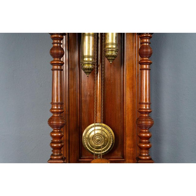 Antique Gründerzeit Grandfather Clock, Late 19th Century For Sale - Image 11 of 18