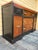 Vintage Art Deco Waterfall Sideboard or Buffet Featuring Burl Wood Veneers, Black-Painted Accents, and Ornate Brass Hardware For Sale - Image 11 of 12