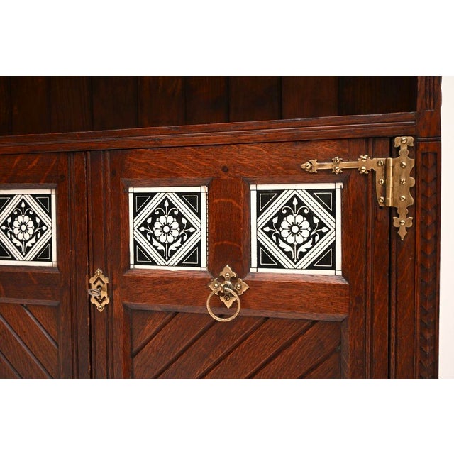 Antique Aesthetic Movement Cabinet attributed to John Moyr Smith, 1880 For Sale - Image 9 of 11