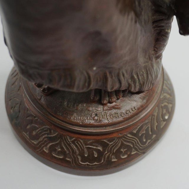 Auguste Moreau, Lady with Branch, Late 19th Century, Bronze For Sale - Image 12 of 15