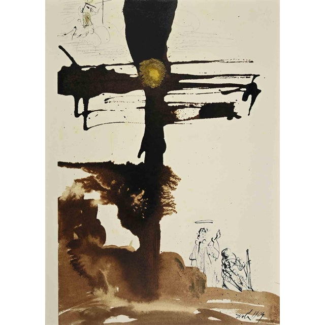 Salvador Dali, Veni, Domine Jesu, Lithograph, 1964 For Sale - Image 4 of 4