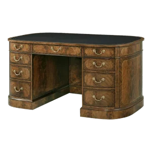 English Leather Top Desk