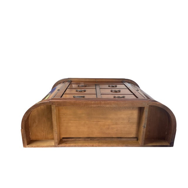 French Art Deco Sideboard / Commode, Signed Workshop Creation, Neoclassical, Walnut For Sale - Image 17 of 17