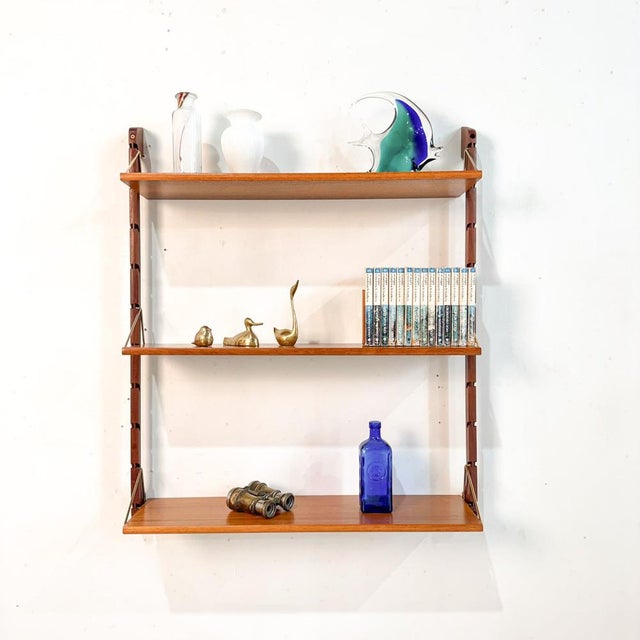 Wood Mid-Century Ergo Shelving Unit, Norway, 1960s, Set of 3 For Sale - Image 7 of 9