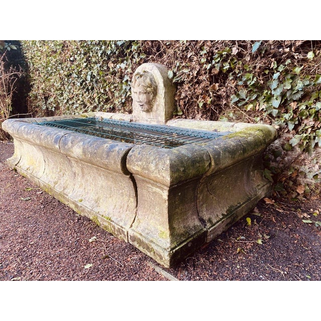 Antique Stone Fountain and Outdoor Basin, 1800s For Sale - Image 13 of 17