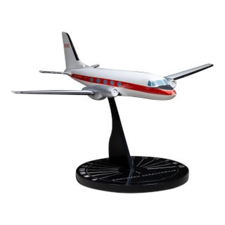 Grumman Gulfstream "N70ig" Private Twin Engine Propeller Model Plane c.1958 For Sale