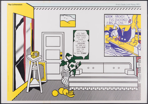 Roy Lichtenstein, Look Mickey, 1988, Lithograph