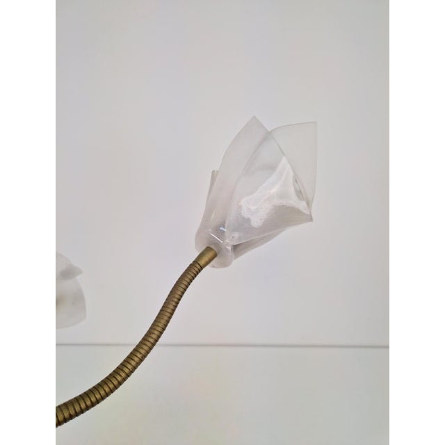 Vintage Flex Pendant Light with Eight Arms in Brass and Acrylic, 1970 For Sale - Image 13 of 15