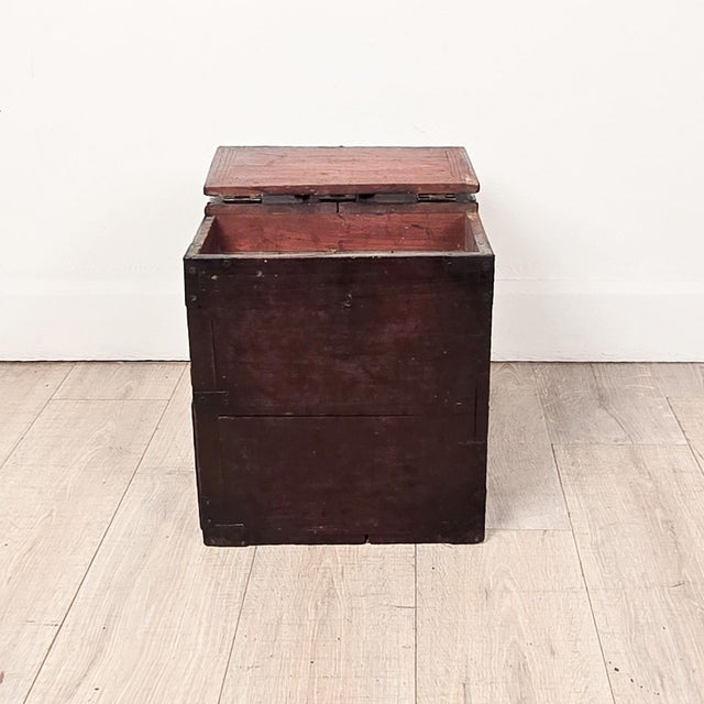 Wood 19th Century Japanese or Korean Shopkeeper's Chest For Sale - Image 7 of 9