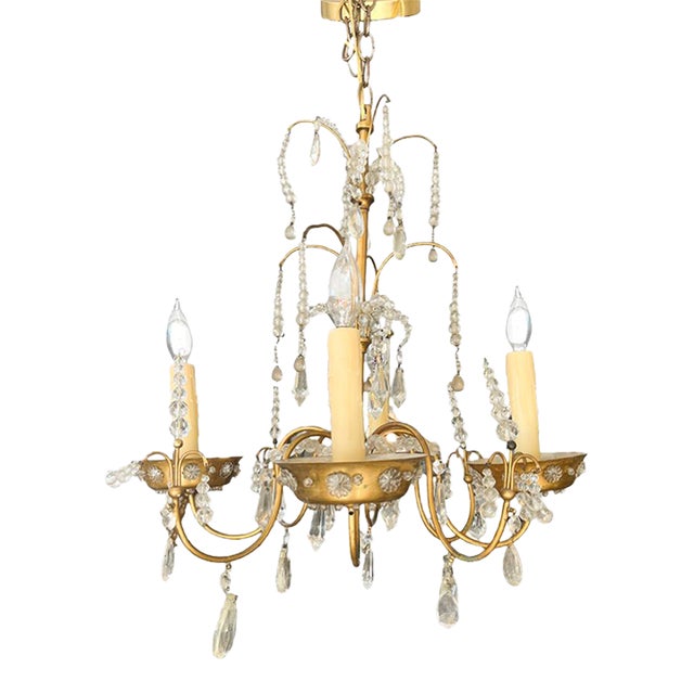 Early 20th Century Jansen Collectible Chandelier For Sale