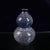 Blue Kiln Glazed Gourd Vase, Small Ceramic Hulu Vase for Tabletop Decor For Sale - Image 4 of 8