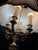 Silver French 19th‑Century Louis XVI Style Four‑Arm Silver Candelabra Lamps — A Pair For Sale - Image 8 of 12