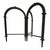 Global Views Global Views 84”x44” Acquedotto Iron and Glass Dining Table For Sale - Image 4 of 9