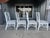 White Late 20th Century Palm Beach Regency Chinese Chippendale Rattan Chairs With Fat Seats - Set of 4 For Sale - Image 8 of 11