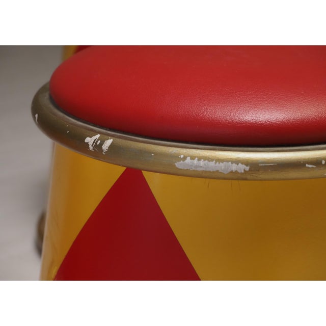 Circus Stools from Eurodisney, Paris, 1980s, Set of 4 For Sale - Image 10 of 11