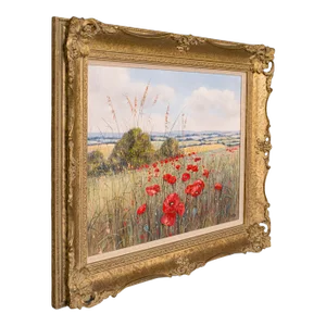 Vintage English Landscape Signed Oil Painting
