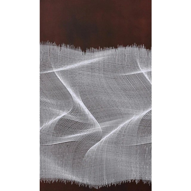 This hand-painted piece by Lucchetta is part of the op art series where he is able to catch movement with his unique...