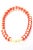 Modern 1990s French Sculptural Resin Collar Necklace Orange, Off White For Sale - Image 3 of 9