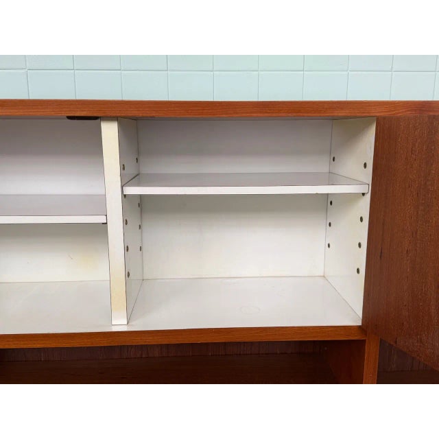 Vintage Italian Teak Bookcase, 1960s For Sale - Image 12 of 16