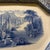 Mid 19th Century Antique English Blue Transfer Ironstone Octagonal Platter, River and Castle Scene, Circa Mid-19th Century For Sale - Image 5 of 12
