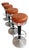 Art Deco Inspired Bar Stools by Go-in Desig,n Munich, Germany, 1980s, Set of 4 For Sale