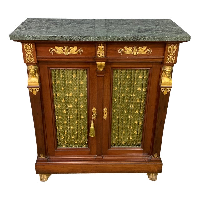 French Empire Mahogany Chiffonier, 1850 For Sale