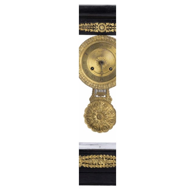 Wood Napoleon III Portico Clock, 19th Century For Sale - Image 7 of 8