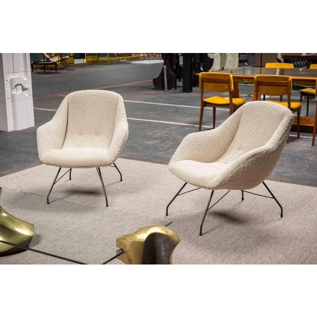 Concha Lounge Chairs by Carlo Hauner & Martin Eisler for Forma Móveis, Brazil, 1955, Set of 2 For Sale - Image 3 of 18
