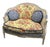 Custom Upholstered Hickory French Provincial Settee For Sale