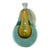 Venetian Murano Hand-Blown Art Glass Pear - Paperweight / Bookend / Sculpture For Sale