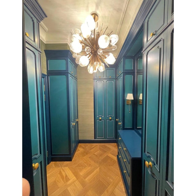 Morzine Starburst Glass Chandelier by Wired Custom Lighting For Sale - Image 4 of 6