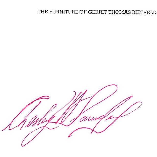 Paper "The Furniture of Gerrit Thomas Rietveld" 1978 Baroni, Daniele For Sale - Image 7 of 12