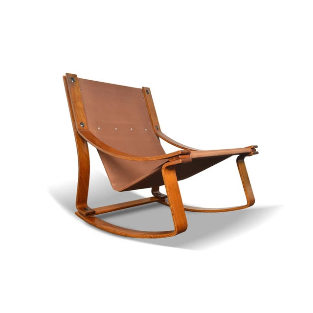 Origin: Norway Designer: Unknown Manufacturer: Unknown Era: 1970s Materials: Bent Beech Measurements: 27" wide x 32" deep...