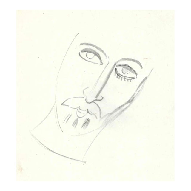 1930s Helen Malta Portrait Drawing For Sale