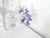 Campaign Vintage French Tole Chandelier Lavender Wisteria For Sale - Image 3 of 12