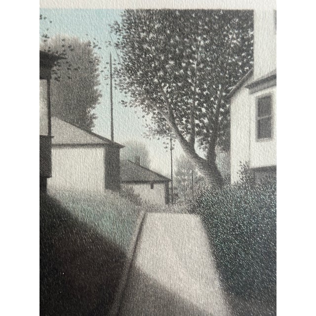 Printmaking Materials 1980s Robert Kipniss 'Ohio Morning' Signed Lithograph 19/120 For Sale - Image 7 of 11