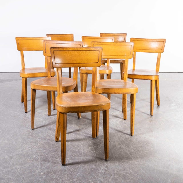 Beech Saddle Back Dining Chair from Horgen Glarus, 1960s For Sale - Image 4 of 14