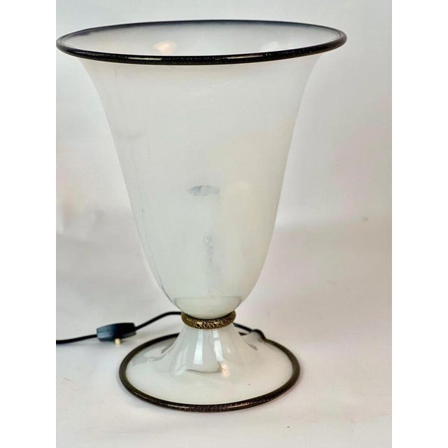 Gold Large Table Lamp from Barovier & Toso, 1990s For Sale - Image 8 of 15